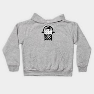 GOD IS GOOD (GRAY & BLACK) Kids Hoodie